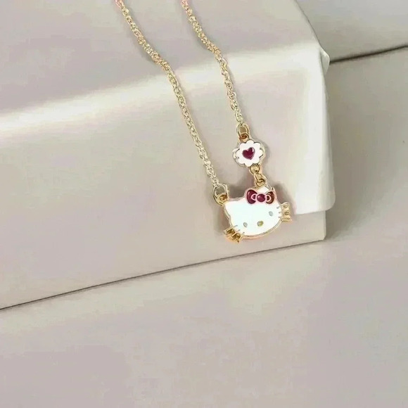 Hello Kitty Pendant Chain Necklace - Picture 1 of 6
